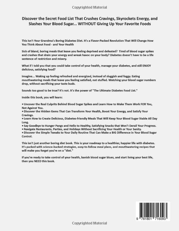 The Ultimate Diabetes Food List: Heart-Healthy Foods for Blood Sugar Regulation, Managing Insulin Resistance, and Preventing Spikes | A 28-Day Meal Plan to Boost Energy and Improve Health by Rita Lambert