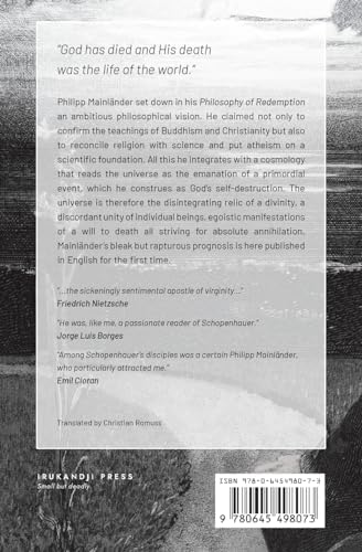 The Philosophy of Redemption by Philipp Mainländer