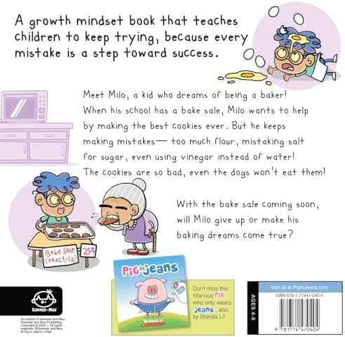 The Boy Who Makes A Million Mistakes: A Story About Growth Mindset for Kids to Boost Confidence, Self-Esteem and Resilience (A Million Mistakes Series) by Brenda Li