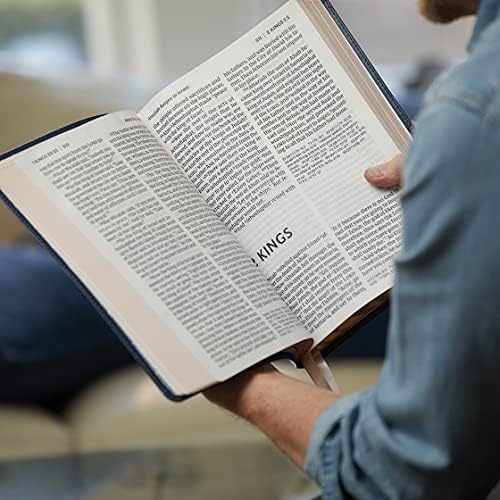 NKJV Holy Bible, Super Giant Print Reference Bible, Brown Leathersoft, 43,000 Cross references, Red Letter, Comfort Print: New King James Version by Thomas Nelson