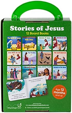 My Little Library: Stories of Jesus (12 Board Books) by Little Grasshopper Books