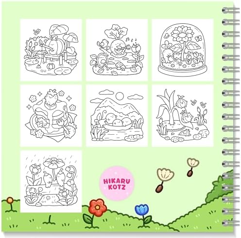 Veggie Life: Fruits and Vegetables Coloring Book for Adults and Teens by Hikaru Kotz