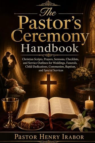 The Pastor’s Ceremony Handbook: Christian Scripts, Prayers, Sermons, Checklists, and Service Outlines for Weddings, Funerals, Child Dedications, Communion, Baptism, and Special Services by Pastor Henry Irabor