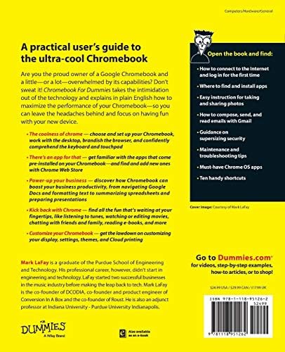 Chromebook for Dummies (For Dummies Series) by Mark Lafay