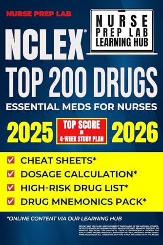 NCLEX TOP 200 DRUGS: Pharmacology Power Pack for Nurses by Sophia Clarke
