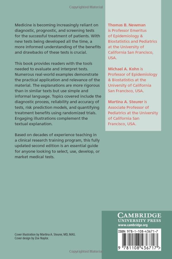 Evidence Based Diagnosis by Thomas B. Newman