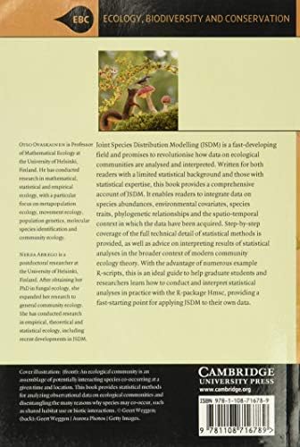 Joint Species Distribution Modelling: With Applications in R (Ecology, Biodiversity and Conservation) by Otso Ovaskainen