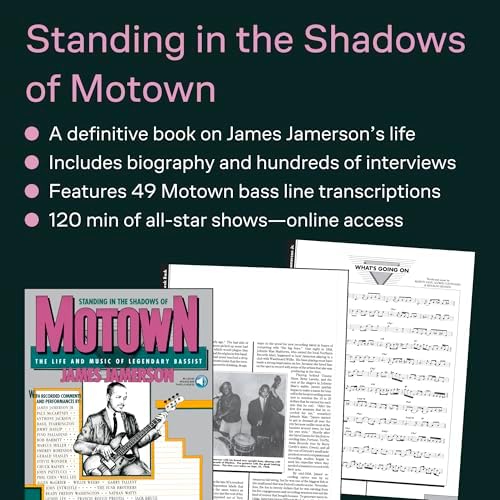 Standing in the Shadows of Motown: The James Jamerson Bass Method Classic Motown Bass Lines and Biographical Tribute with Online Audio by Dr. Licks