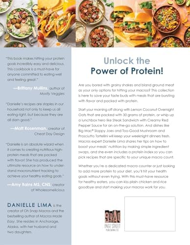 High-Protein Macros Made Easy: 75 Standout Recipes to Help You Build Muscle, Burn Fat and Stay Satiated by Danielle Lima