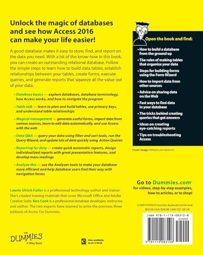Access 2016 For Dummies by Laurie A. Ulrich