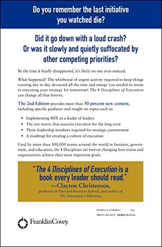 The 4 Disciplines of Execution: Revised and Updated: Achieving Your Wildly Important Goals by Chris McChesney