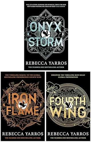 The Empyrean Series 3 Books Collection Set By Rebecca Yarros (Fourth Wing, Iron Flame & Onyx Storm) by Rebecca Yarros