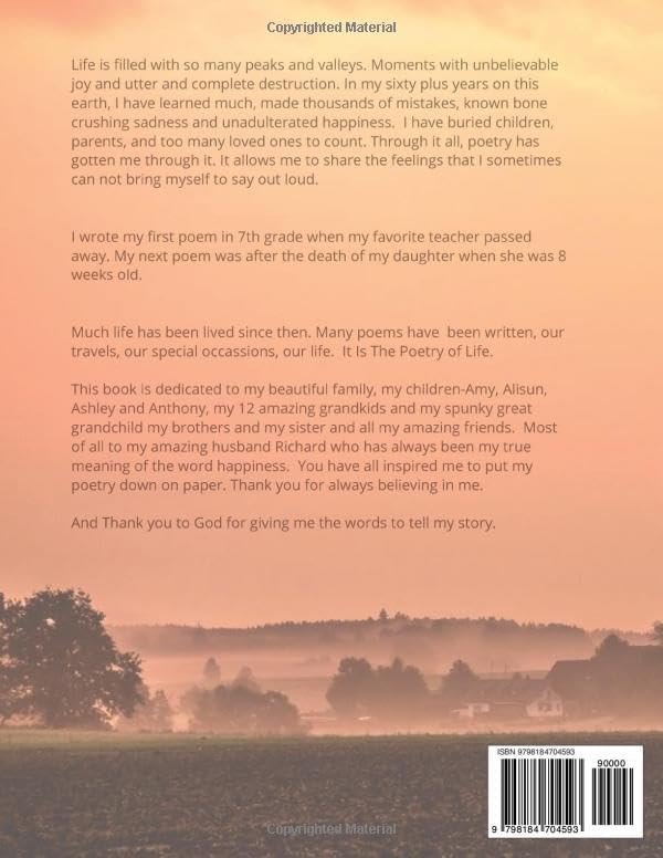 It's the Poetry of My Life: Journey with me through poetry to tell the stories of my life, travels and family by Heather Pepe