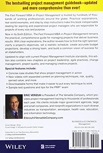 The Fast Forward MBA in Project Management: The Comprehensive, Easy-to-Read Handbook for Beginners and Pros (Fast Forward MBA Series) by Eric Verzuh