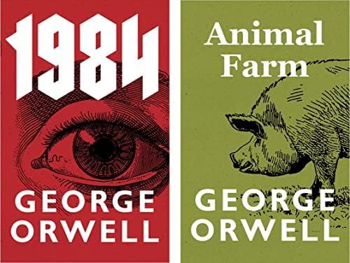 1984 Animal Farm - SET OF TWO BOOKS by GEORGE orwel