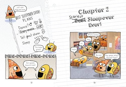Pizza and Taco: Scariest Sleepover Ever!: (A Graphic Novel) by Stephen Shaskan