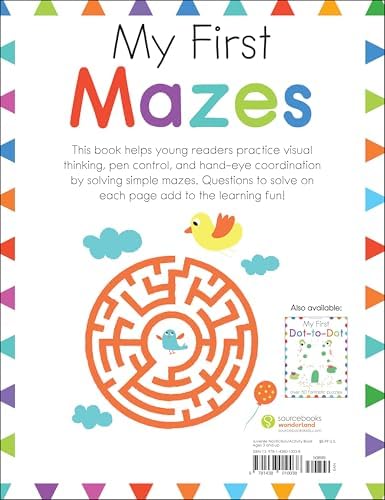 My First Mazes: Screen-Free Fun for Curious Kids Ages 3–6 with 50 Fantastic Puzzles (My First Activity Books) by Isabel Aniel