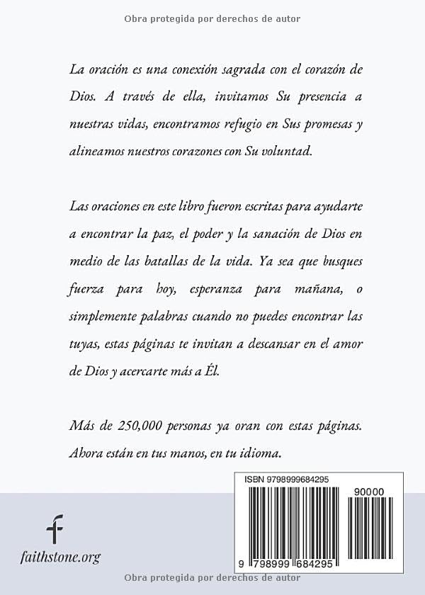 Oraciones Para Guerra Espiritual: Edición Moderna Libro Cristiano de Oración para Vencer la Ansiedad, el Miedo, la Tentación y los Ataques Espirituales con la Palabra de Dios (Spanish Edition) by Faithstone Publishing