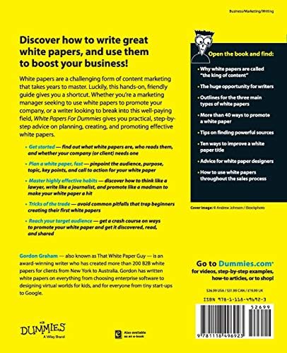White Papers for Dummies by Gordon Graham