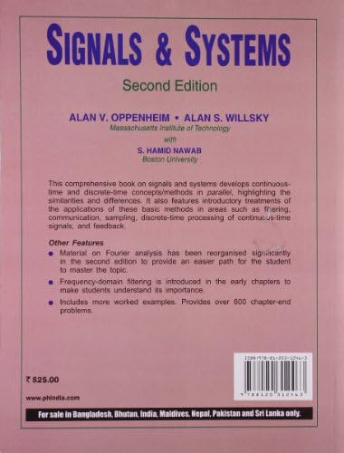 Signals & Systems by Alan V. Oppenheim