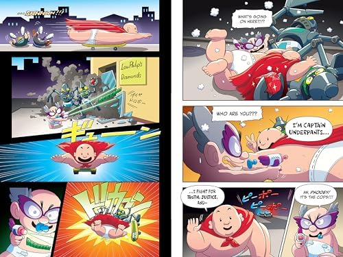 Captain Underpants: The First Epic Manga (From the Creator of Dog Man) by Dav Pilkey