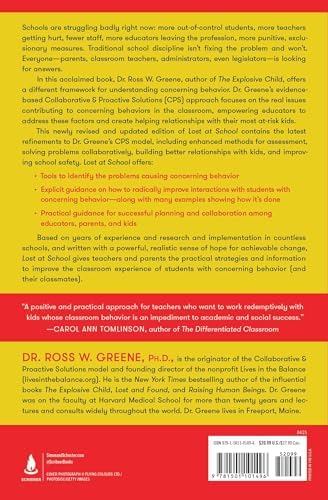 Lost at School: Why Our Kids with Behavioral Challenges are Falling Through the Cracks and How We Can Help Them by Ross W. Greene Ph.D.