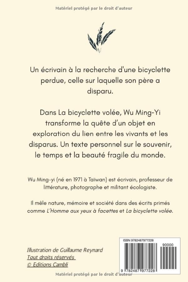 La bicyclette volée (French Edition) by Ming Yi Wu