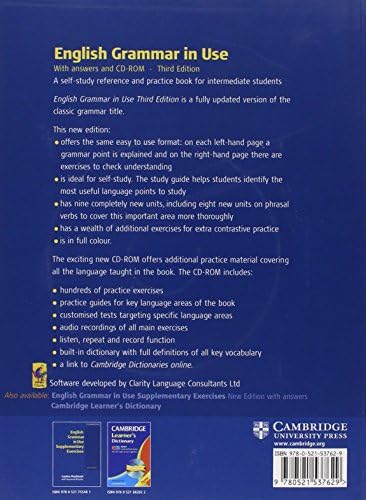 English Grammar in Use: A Self-study Reference and Practice Book for Intermediate Learners of English - with Answers by Raymond Murphy