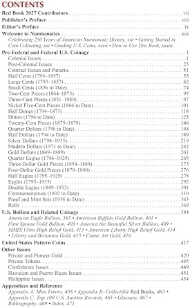 The Official Red Book®: A Guide Book of United States Coins, 2027, 80th Edition – The Definitive Grade-by-Grade U.S. Coin Collecting & Retail Price ... History, Grading, GSID, & Color Images by Jeff Garrett