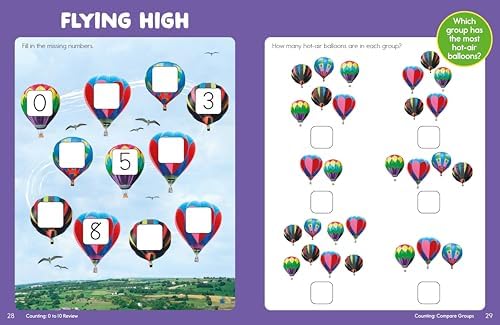 Summer Big Fun Workbook Bridging Grades K & 1: First Grade Prep Workbook, Kindergarten to 1st Grade Summer Learning with Letters, Reading, Writing, Math and More (Highlights Summer Learning) by Highlights Learning
