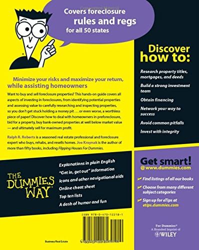 Foreclosure Investing for Dummies (For Dummies Series) by Ralph R. Roberts