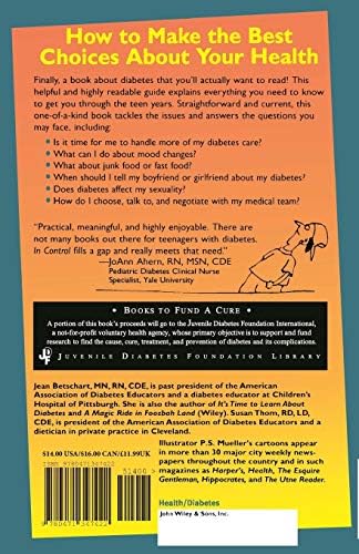 In Control: A Guide for Teens with Diabetes (Juvenile Diabetes Foundation Library) by Jean Betschart-Roemer