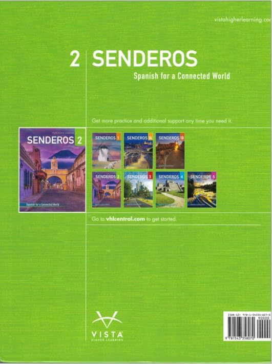 Senderos 2 - Spanish for a connected world by Jose A Blanco and Philip Redwine Donley