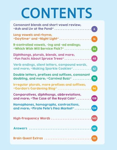 Brain Quest Phonics Workbook: Grade 2 by Workman Publishing