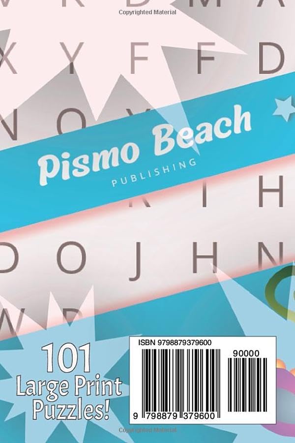 Good Vibes Word Search For Adults And Seniors: Enjoy This Large Print Circle A Word 100 Puzzles Book With Inspiration And Motivation To Help You ... Affirmations | Pocket Size 4x6 inches by Pismo Beach Publishing