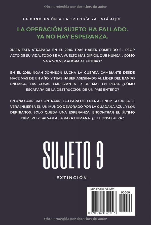 Sujeto 9: Extinción (Spanish Edition) by Álvaro Seijo Mayoral