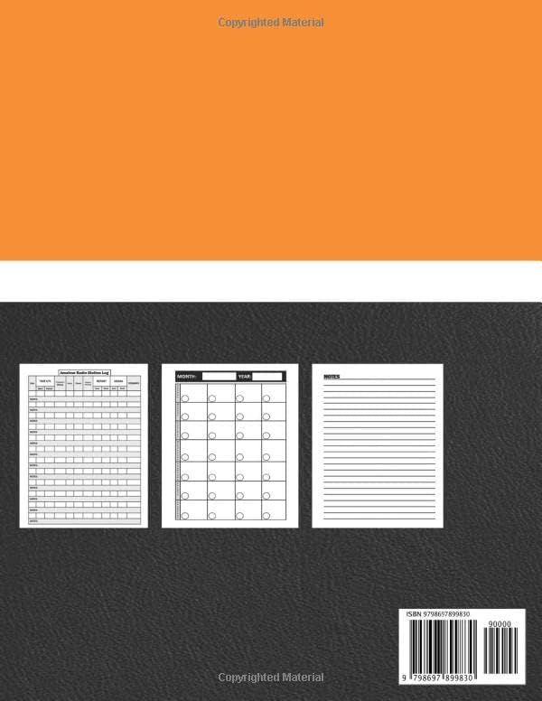 Amateur Radio Station Log Book: Specially Designed For HAM Radio Station Operators. Track Every Radio Communication & Activities. Appreciation Gift ... Chart, Datachart and Antenna Analyzer by Jeanette Johnson