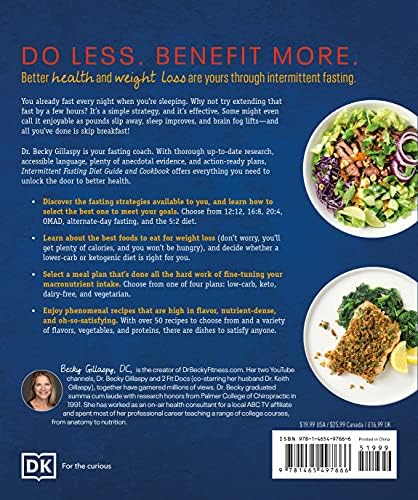 Intermittent Fasting Diet Guide and Cookbook: A Complete Guide to 16:8, OMAD, 5:2, Alternate-day, and More by Becky Gillaspy