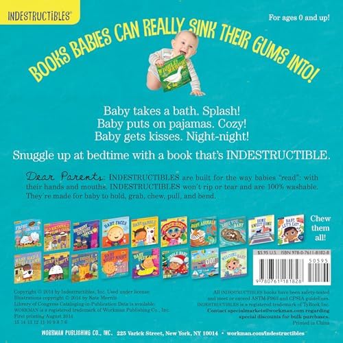 Indestructibles (The Original): Baby Night-Night: Chew Proof · Rip Proof · Nontoxic · 100% Washable (Book for Babies, Newborn Books, Safe to Chew) by Amy Pixton