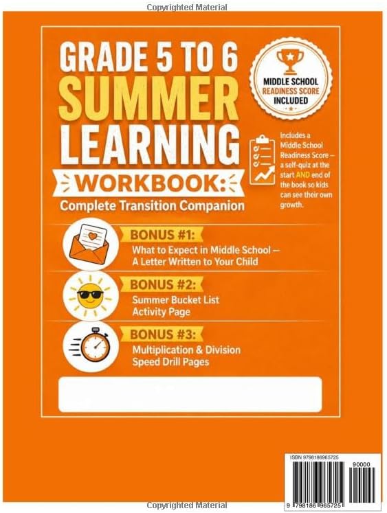 5 to 6 Summer Learning Workbook: The Complete Transition Companion to Help Your Child Get Ahead — Math, Reading, Vocabulary & Critical Thinking (ScholarVanta Learning Collection) by Olivera Sandina