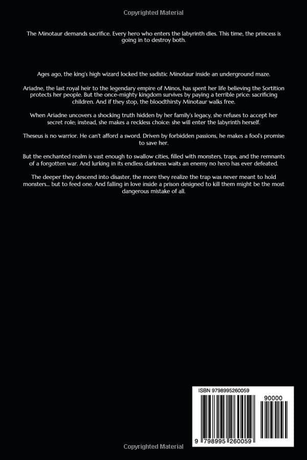 Enter the Dark: A Greek Myth Retelling of the Labyrinth, a Cursed Prince, and Forbidden Love by Daytona Aaron Sands