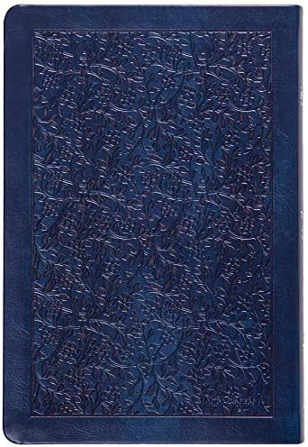 The Passion Translation New Testament (2020 Edition) Large Print Navy: With Psalms, Proverbs, and Song of Songs (Faux Leather) – A Perfect Gift for Confirmation, Holidays, and More by Brian Simmons