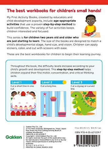 Play Smart My First CUTTING BOOK: For Ages 2+ by Gakken early childhood experts