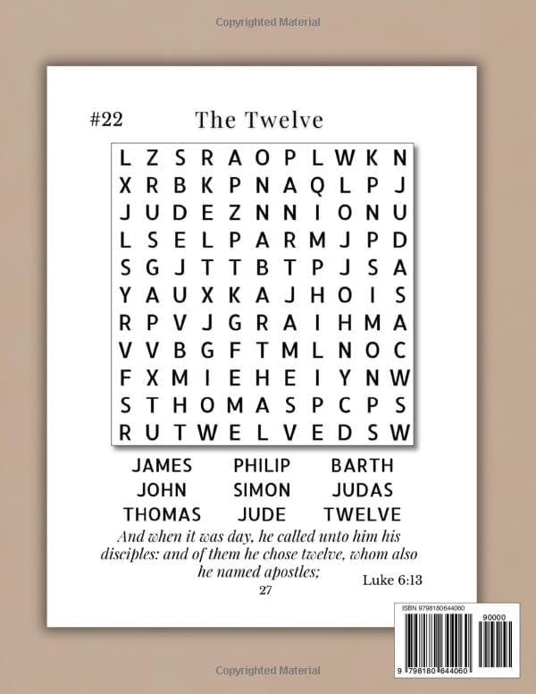 Extra Large Print Easy Bible Word Search for Seniors: Inspirational Puzzles with Scripture Verses & Devotional Reflections, Memory Activities for ... (Extra Large Print Word Search for Seniors) by Miles A. Marlow