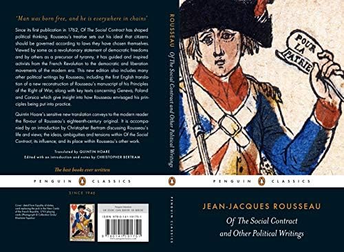 Of the Social Contract and Other Political Writings by Jean-Jacques Rousseau