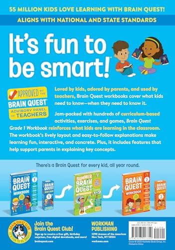 Brain Quest Workbook: 1st Grade Revised Edition by Workman Publishing