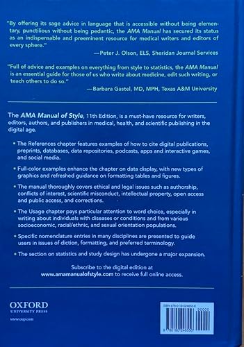 AMA Manual of Style: A Guide for Authors and Editors by The JAMA Network Editors