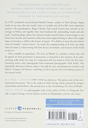 The Sense of Wonder: A Celebration of Nature for Parents and Children by Rachel Carson
