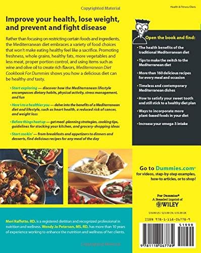 Mediterranean Diet Cookbook For Dummies by Meri Raffetto