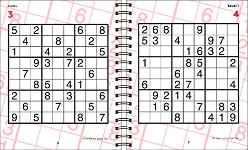 Brain Games - Sudoku Large Print (Red) (Brain Games Large Print) by Publications International Ltd.